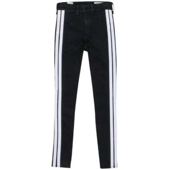 Rag & Bone black with white side stripe jeans size 31 - Picture 1 of 4